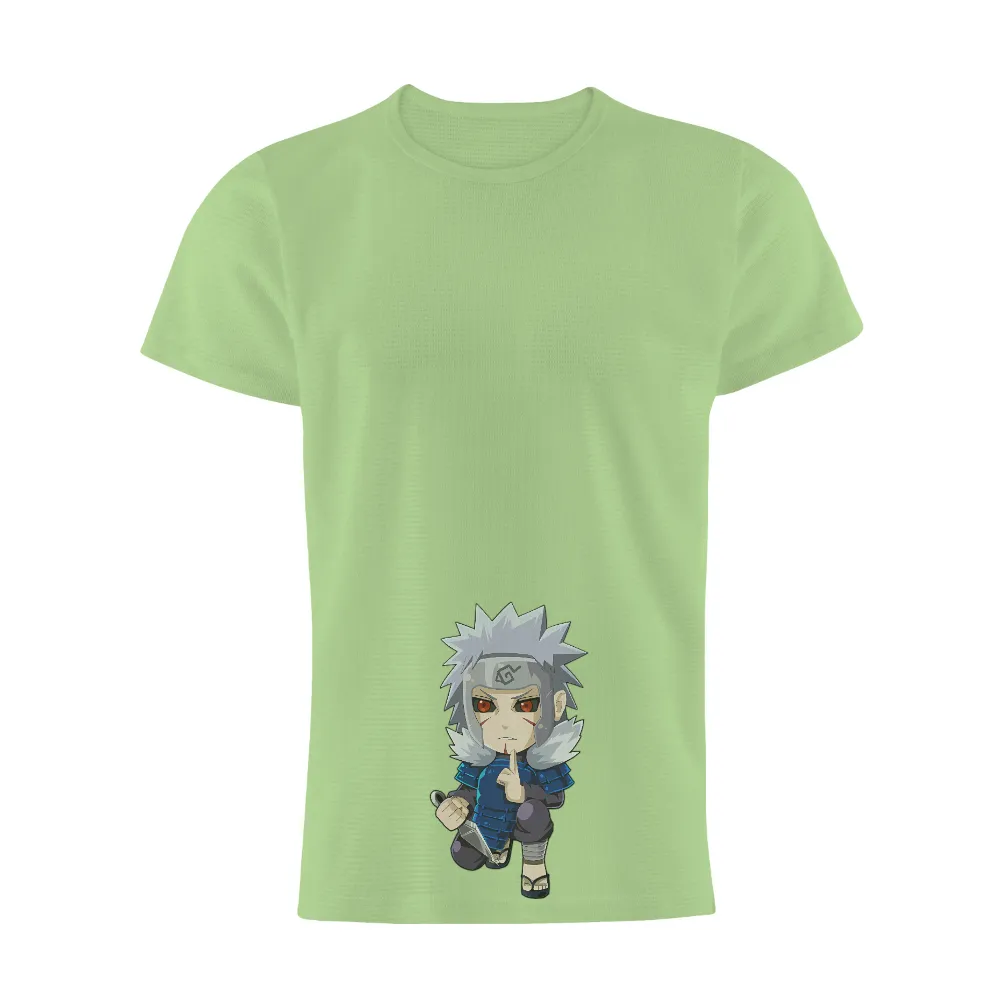 Custom Tee Shirts: Chibi Kakashi - Anime Wisdom and Humor|zayde wisdom