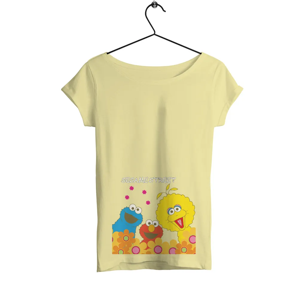 Graphic Tees: Sesame Street Friends in a Sea of Flowers|beer bear shirt it's always sunny