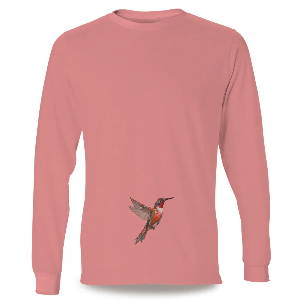 Hummingbird T-Shirts Custom: Vibrant Nature Art|graffiti nature