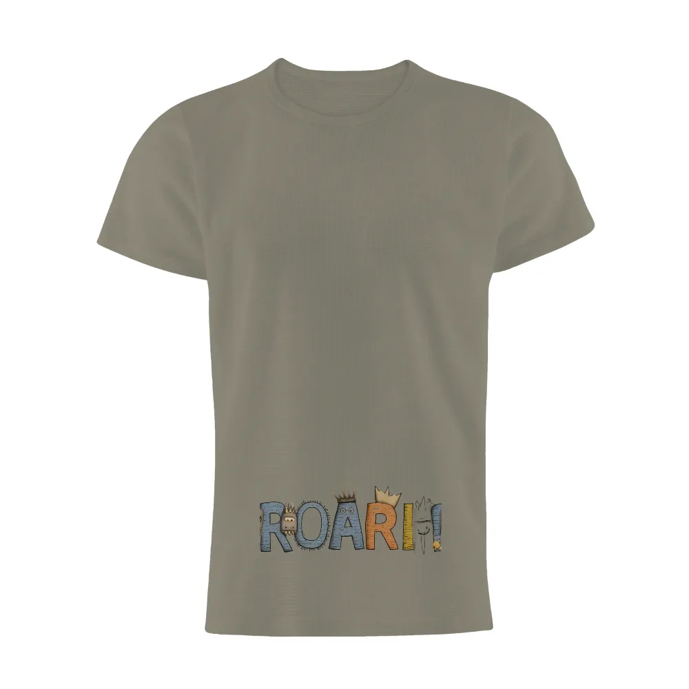 Playful Typography Design with ROARIM: Expressing Creativity and Individuality|unique valentine shirts