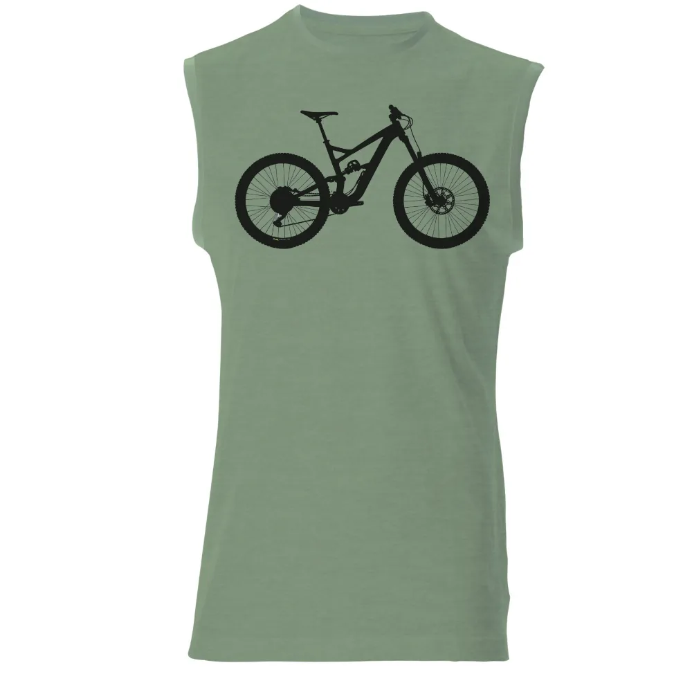 Tee Shirts Printed: Mountain Bike Adventure - Minimalist Design|australian research and space exploration t shirt