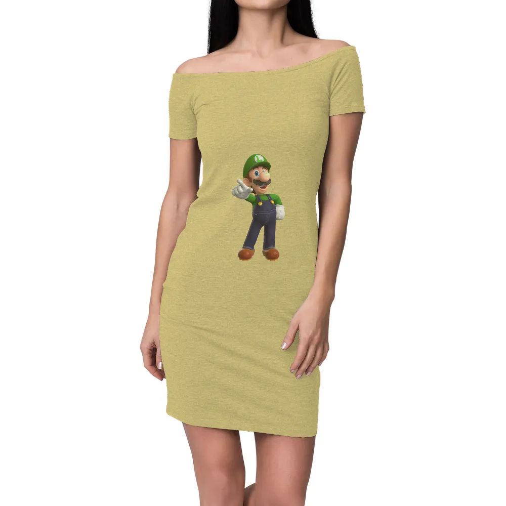 Customized Tee Shirts: Luigi's Adventure Spirit|video game valentine shirt