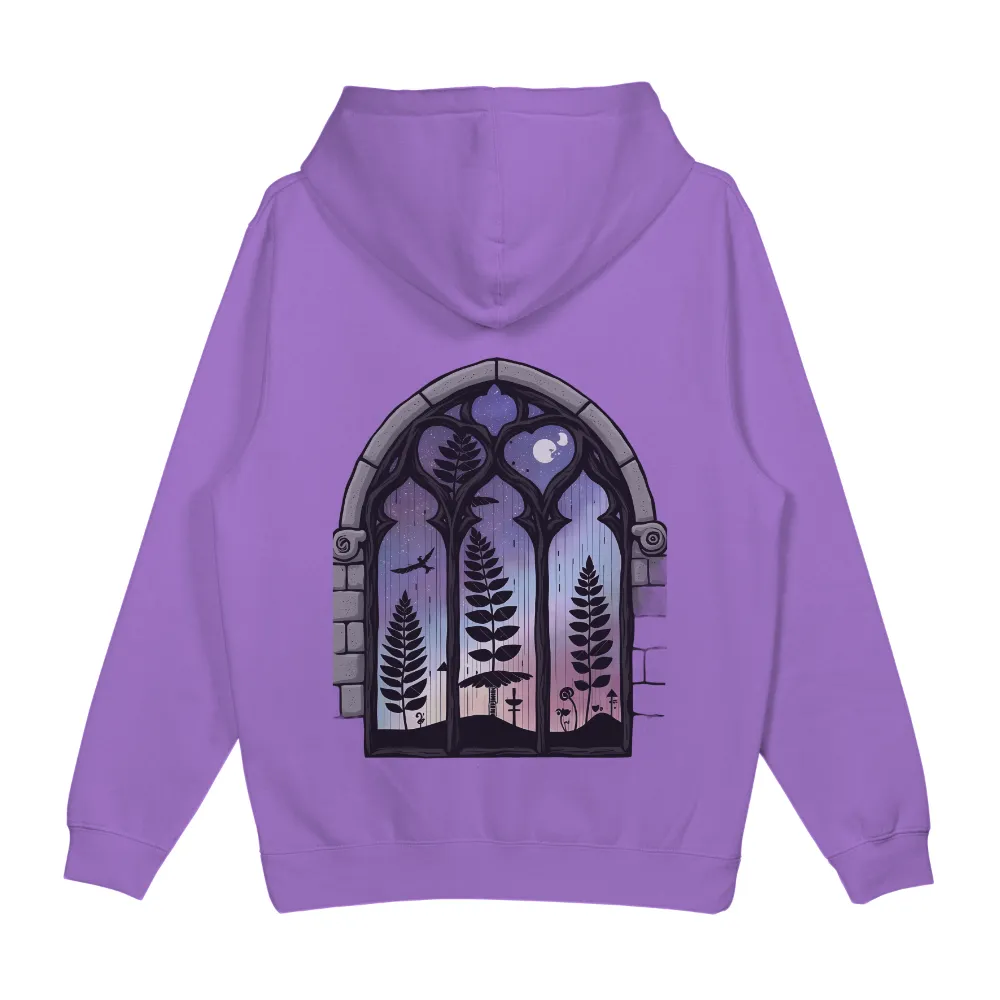 Tee Shirt Printing: Enchanted Forest Through Stained Glass|graffiti nature