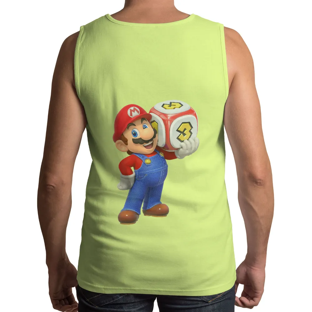 Graphic Tees: Mario's Adventure Cube - Gaming Icon|2022 color rush jerseys