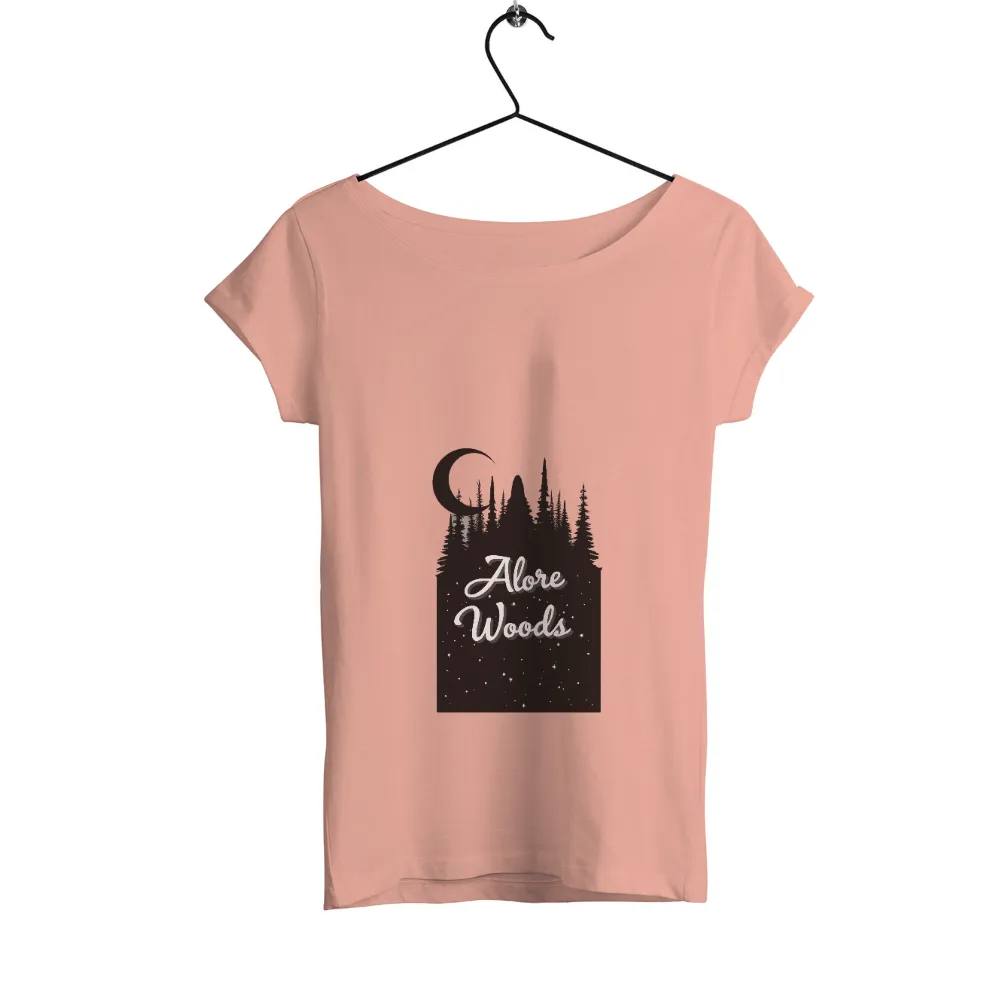 T-Shirts Custom: Alore Woods - Night Sky Magic| Magical forest scene