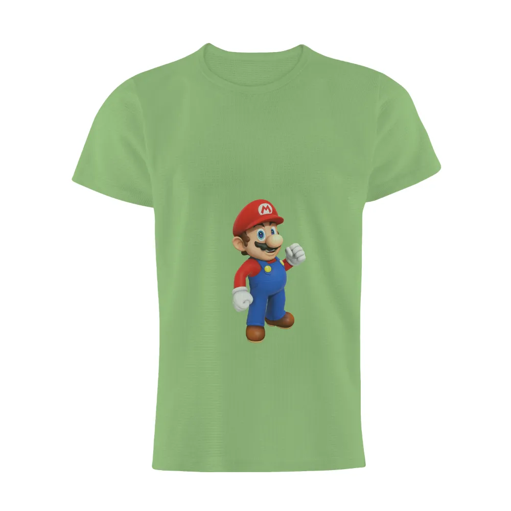 TShirt Design: Mario's Iconic Adventure|welovefine adventure time