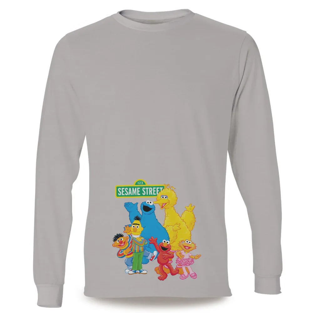 Custom Tee Shirts: Sesame Street Characters Spread Joy|bert and ernie pixel t shirt