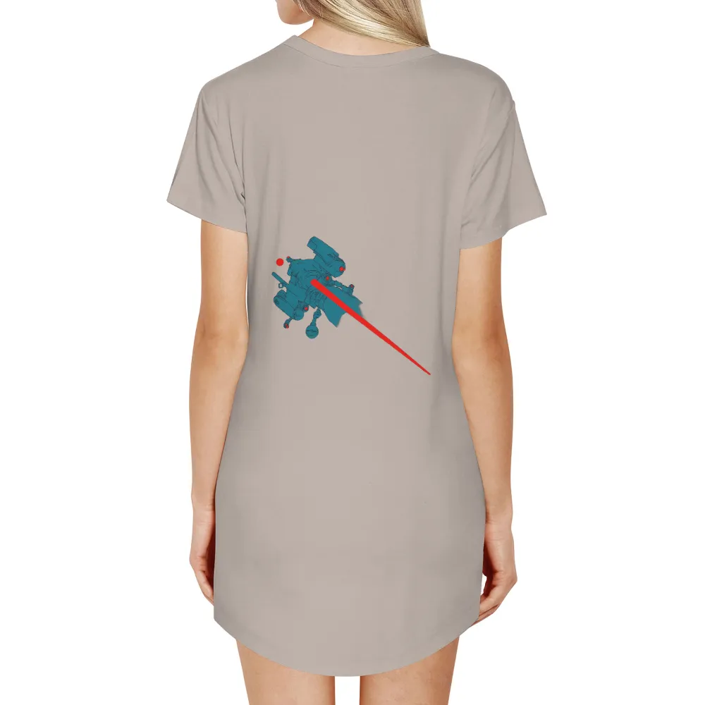 Minimalist Retro-Futuristic Design Showcasing a Robot|roblox t shirt robot