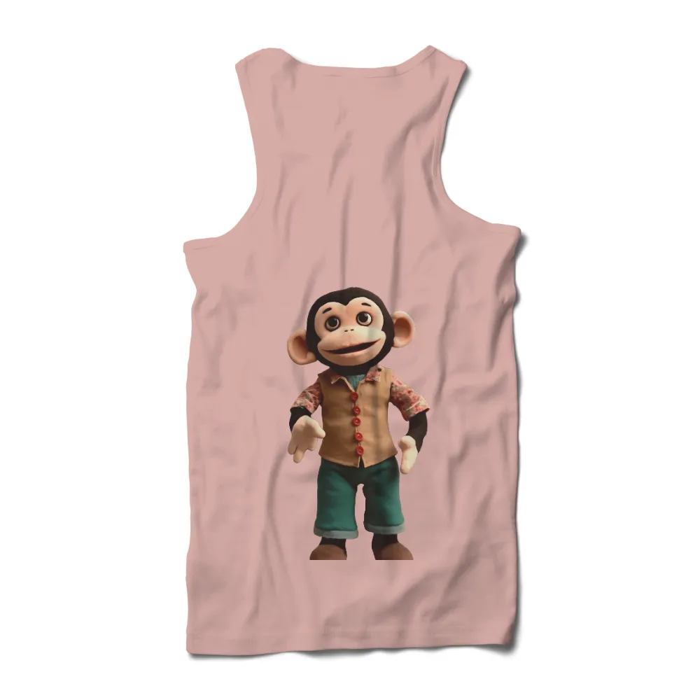 Tee Shirts Printed: Milo the Hipster Monkey - Artistic Designs|vintage salvador dali t shirt