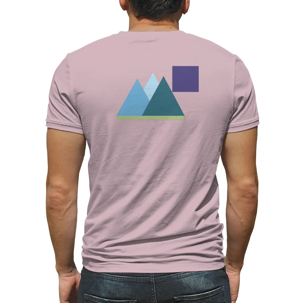 Custom Tee Shirts: Mountains of Harmony - Artistic Nature Design|february shirt design