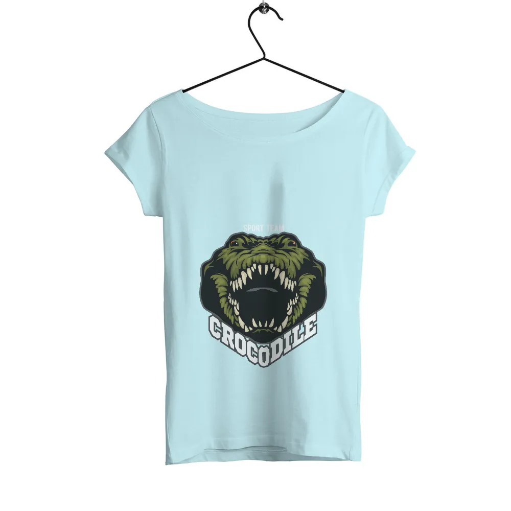 TShirt Design: Fierce Crocodile Sports Team Mascot|new york jets team