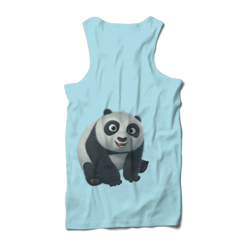 T-Shirts Pattern: Po from Kung Fu Panda - Determination and Joy|banksy joy millward