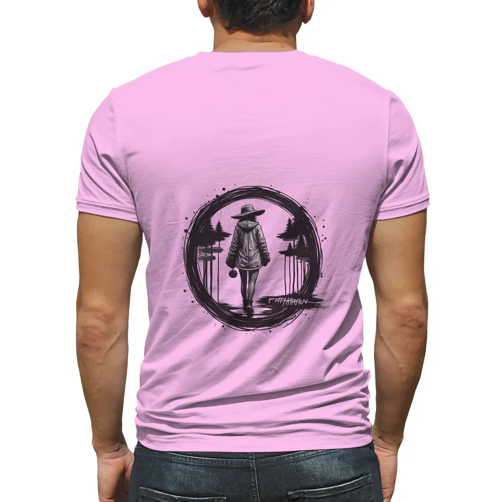 Customized Tee Shirts: The Wanderer's Solitary Journey|2023 new year shirt design