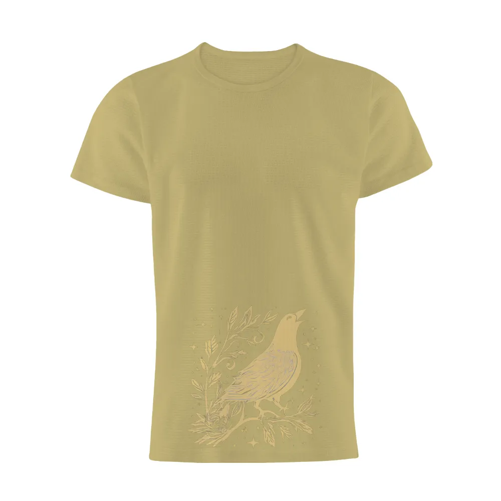 Shirts Graphic Tees: Golden Bird Under the Starry Sky|mlb field of dreams t shirt