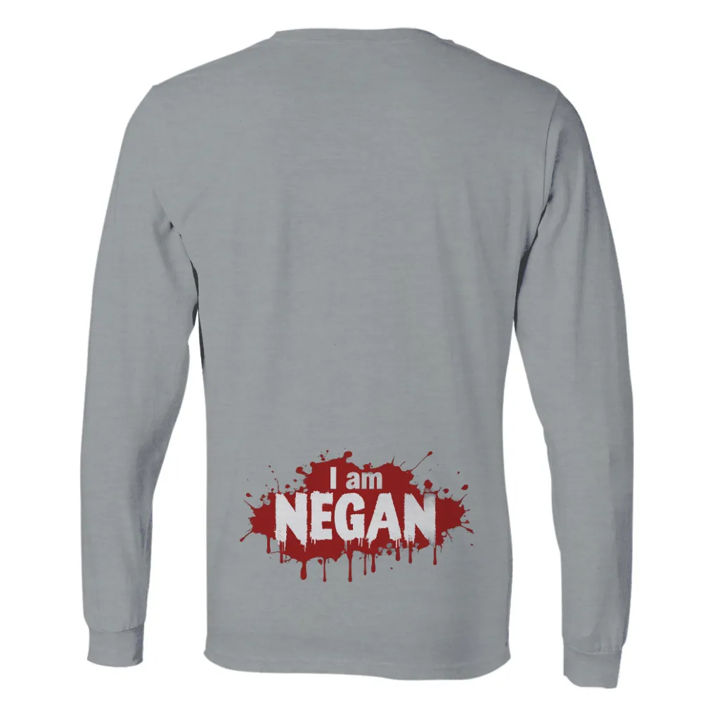 TShirt Printing: I am NEGAN - Pop Culture Inspired Design|universal studios halloween horror nights merchandise 2022