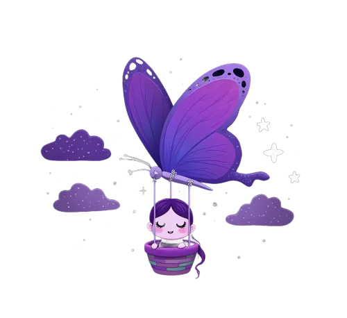 Customized Tee Shirts: Dreamy Butterfly Flight