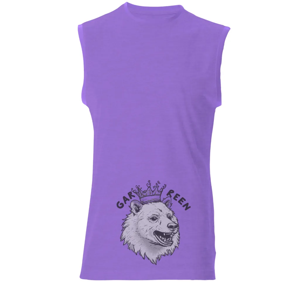 Humorous Pop Culture Design Showcasing a Crowned Canine|military t shirts humor uk