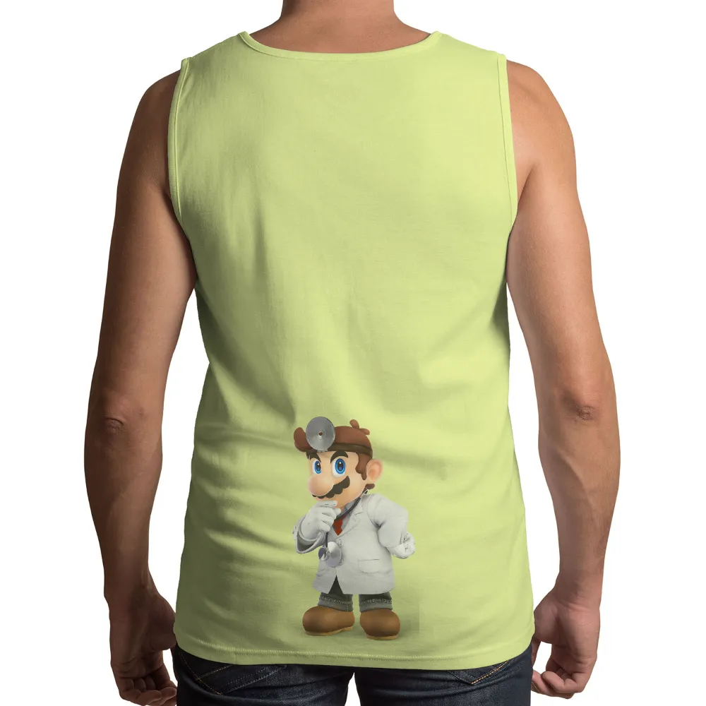 T-Shirts Custom: Dr. Mario Gaming Fun|cartoon character long sleeve shirts