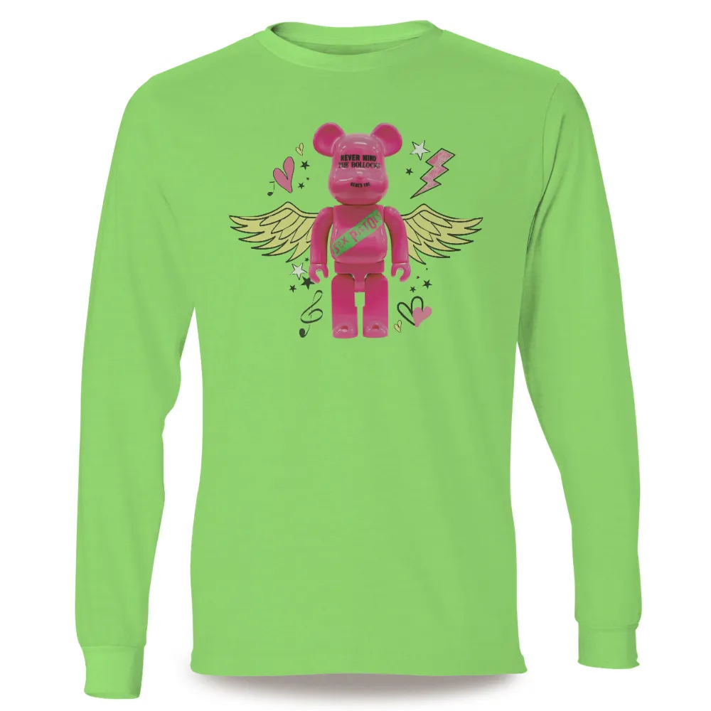 TShirt Printing: Pink Bear Punk Rock Spirit|80's music tshirts