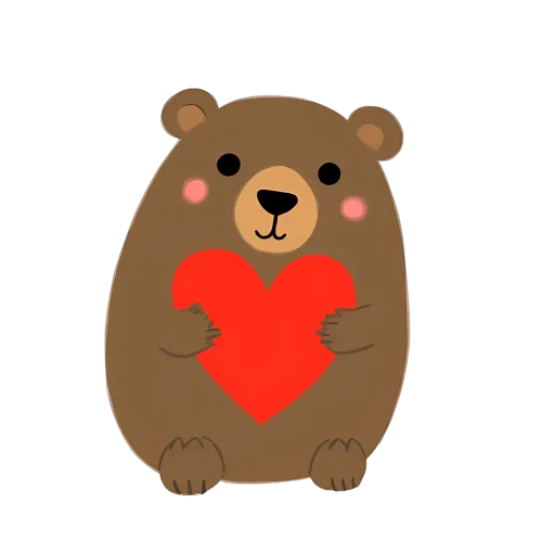 Graphic Tees: Bruno the Bear - A Symbol of Love and Kindness