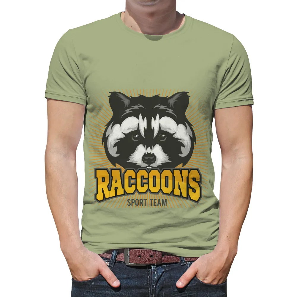 T-Shirts Custom: Raccoons Sport Team Mascot Rocky|49er fans rocky statue