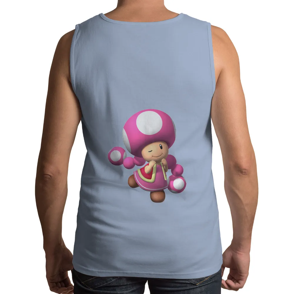 Custom Tee Shirts: Toadette - Cheerful Gaming Character|hot pink moschino shirt