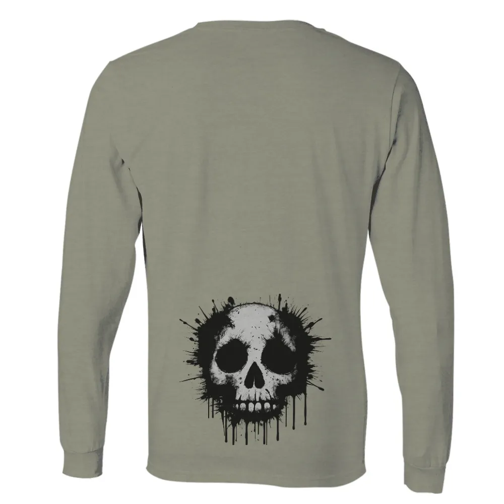 Tee Shirts Printed: Grunge Skull Art|skull roblox t shirt