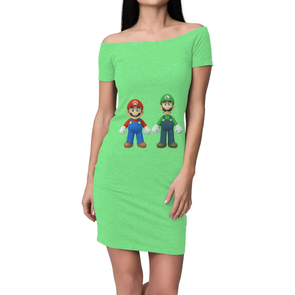 T-Shirts Custom: Mario & Luigi - Gaming Icons|panthers team