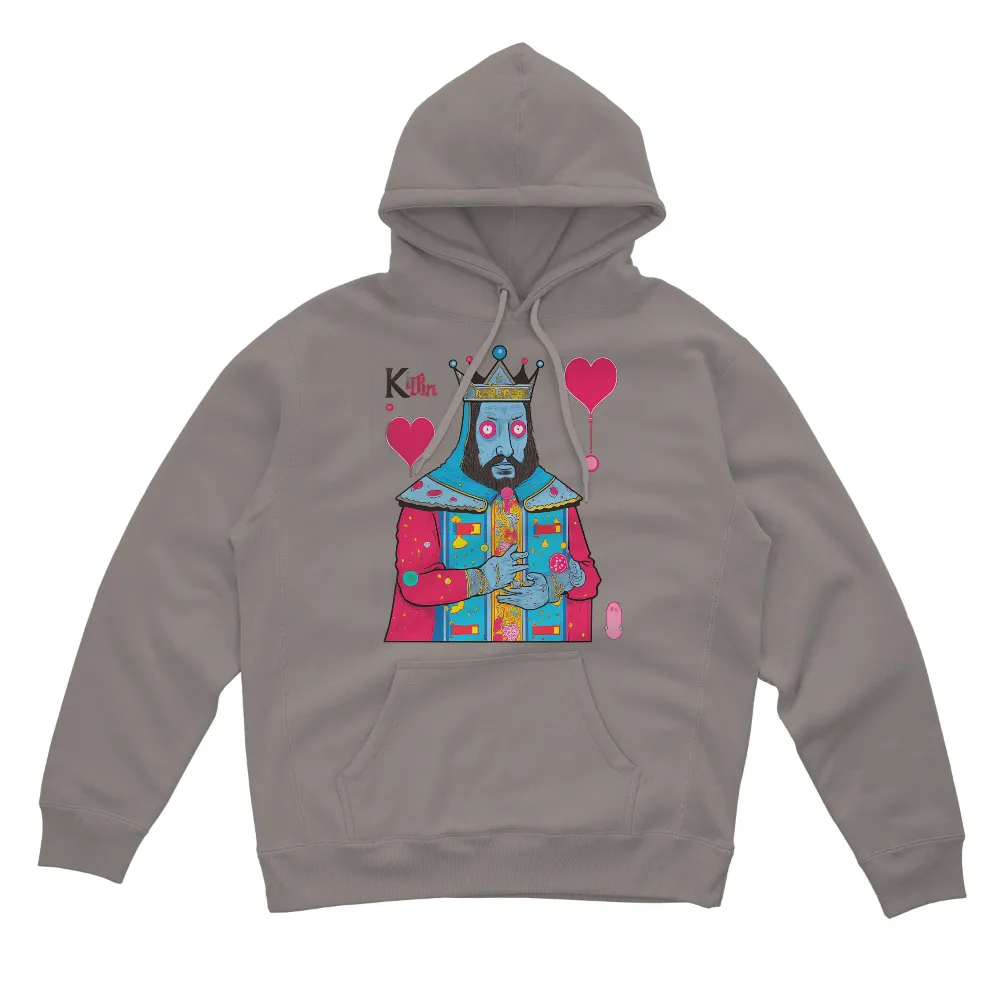 King of Hearts Design: Blending Medieval Royalty with Modern Art|love for 3 shirts damar