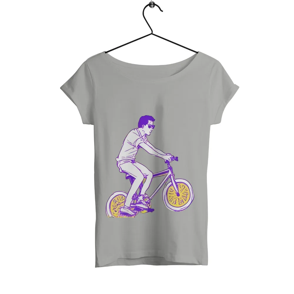 Custom Tee Shirts: Embrace Freedom and Adventure with Our Unique Bicycle Design|sunglasses