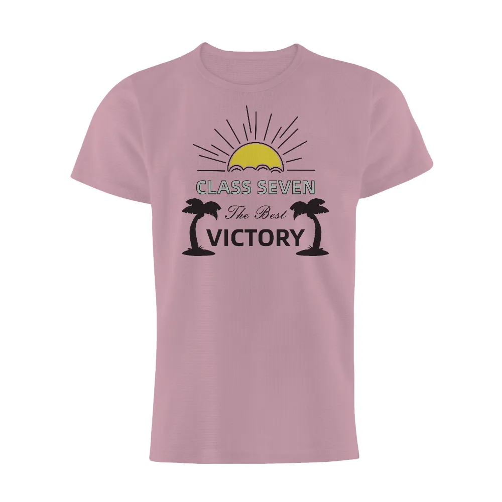 Class Seven Victory Tee Shirt Printing - Beach Themed Design|mens summer shirts 2022