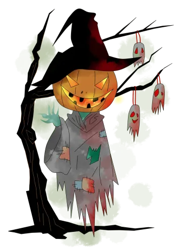 TShirt Design: Scarecrow Halloween Spook