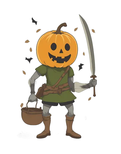 Tee Shirt Printing: Pumpkin Knight - A Halloween Adventure