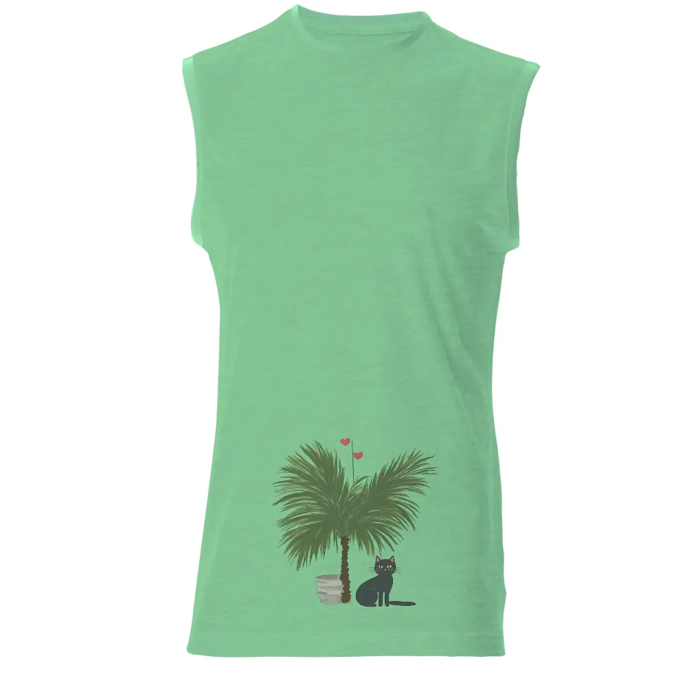 T-Shirts Design: Luna and Her Palm Tree - Love and Companionship|t shirt roblox i love