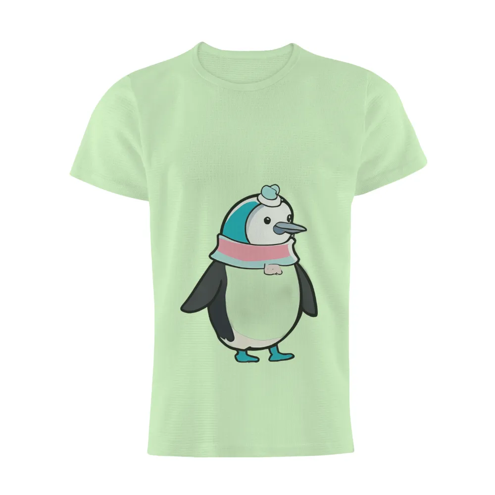 Penguin T-Shirt Printing: Cheerful Winter Warmth|cute pink roblox t shirt