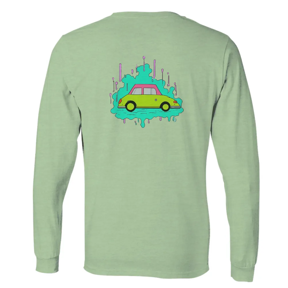 Graphic Tees: Quirky Car Journey Through Imagination|roblox shirt purple