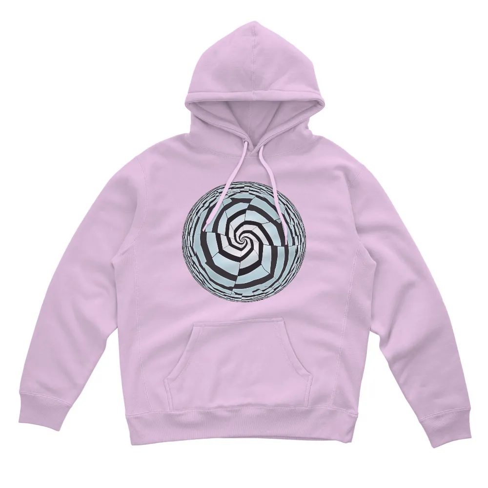 T-Shirts Pattern: Spiral Journey into Infinity|weekday journey shirt