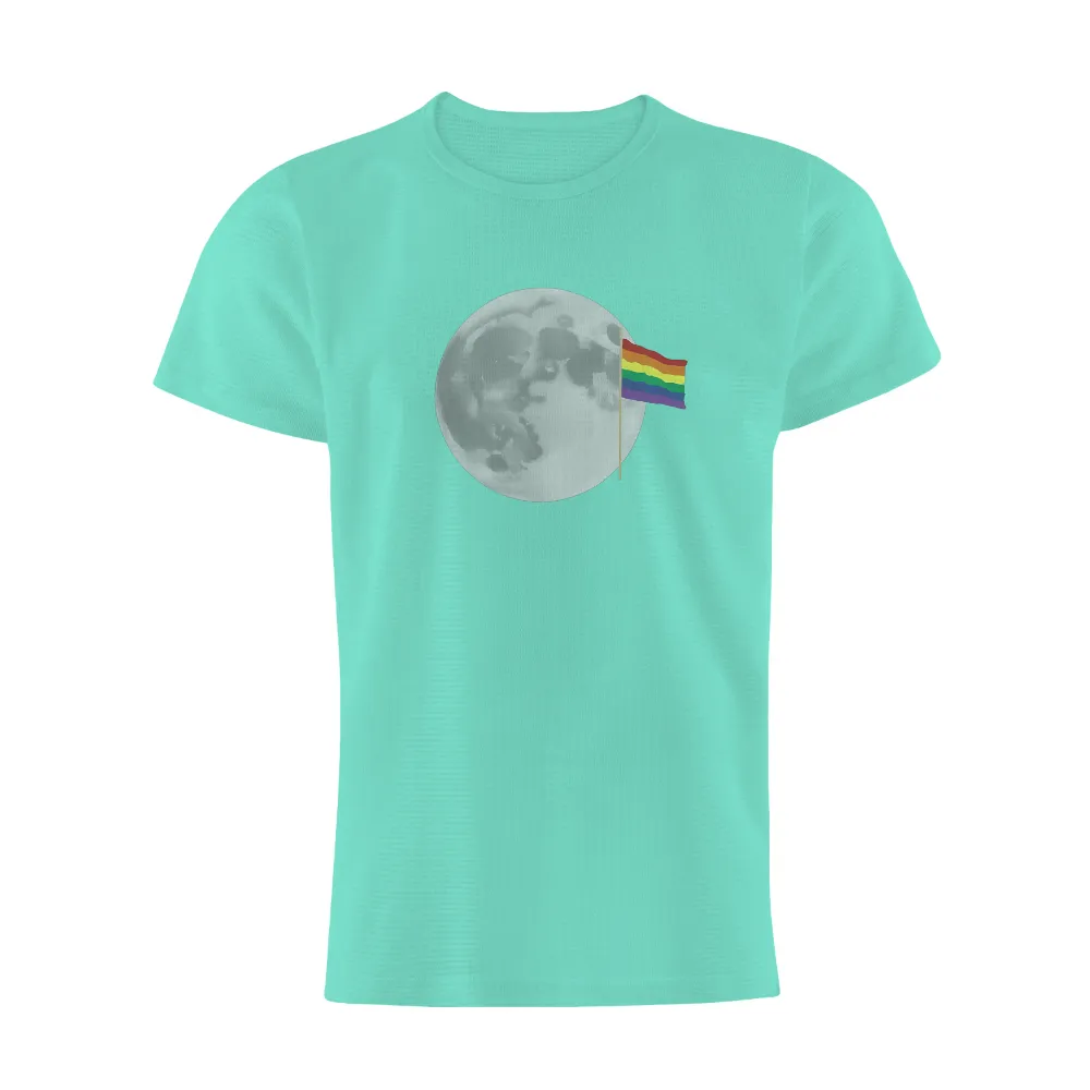 Customized Tee Shirts: Moon Pride - Unity and Diversity Under the Lunar Sky|sun and moon t shirt kellogg's