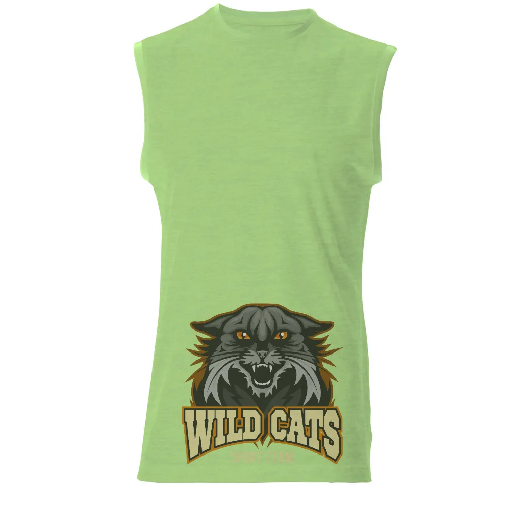 Tee Shirt Printing: Wild Cats Sport Team - Fierce and Fearless|nba team logo t shirt