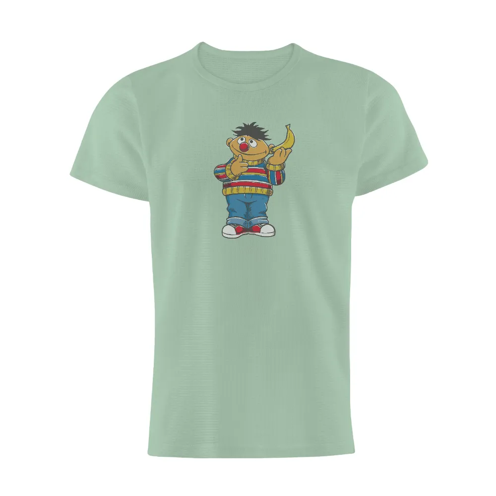 T-Shirts Design: Mr. Banana - Whimsical and Cheerful|boyfriend tunic sweater