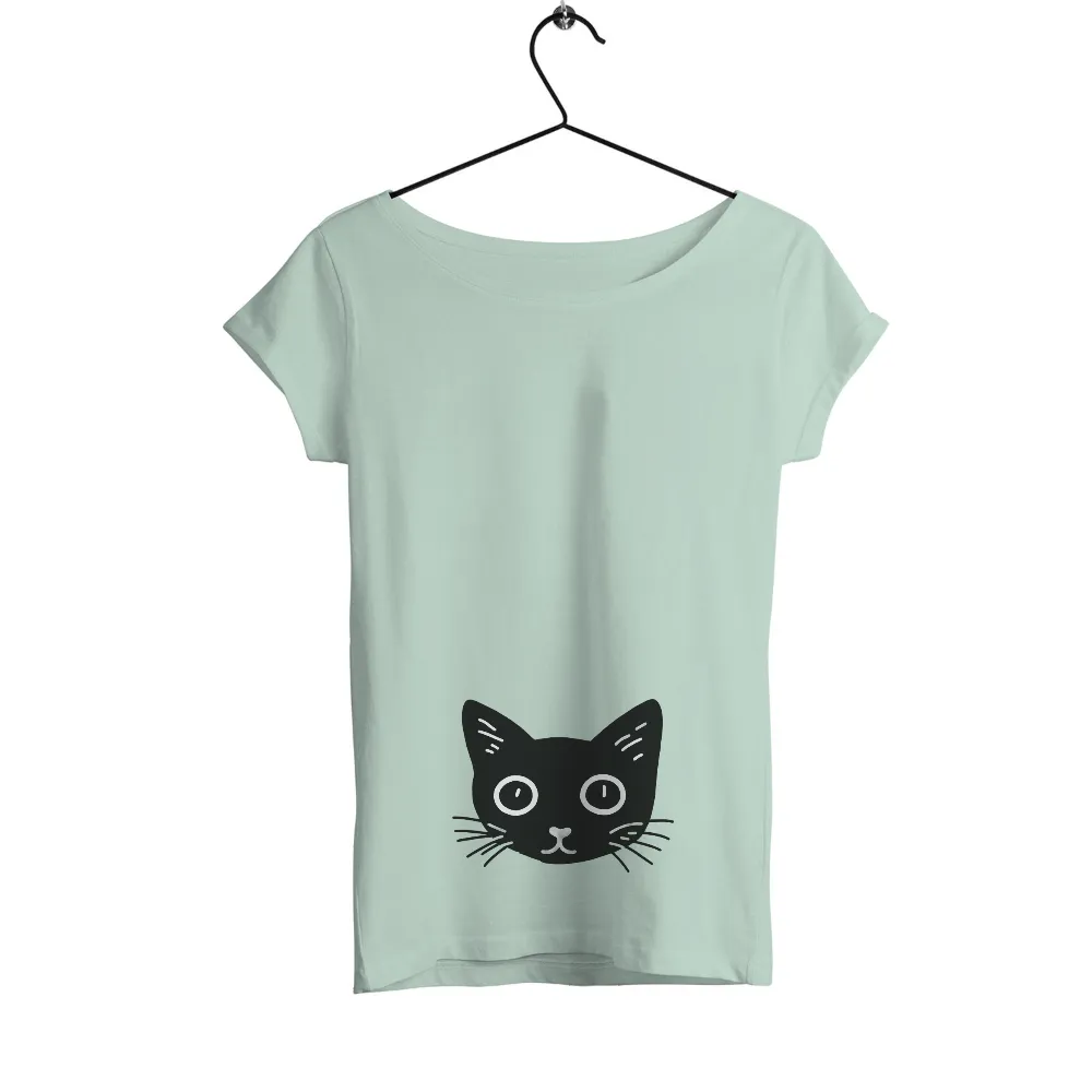 T-Shirt Printing: Whiskers the Cat - Artistic Design|easter cat shirt