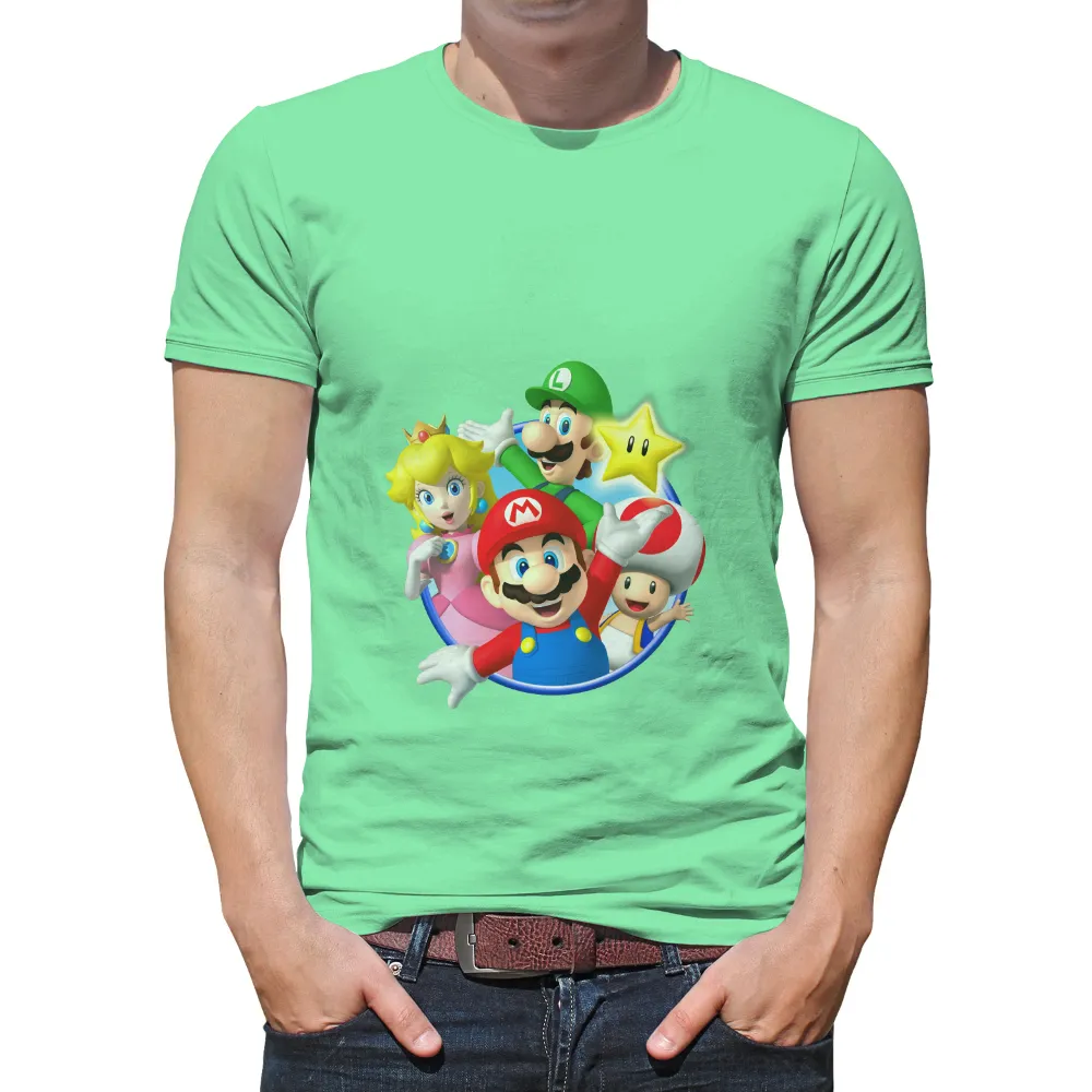 Customized Tee Shirts: Embark on an Adventure with Mario and Friends|nhl games last night