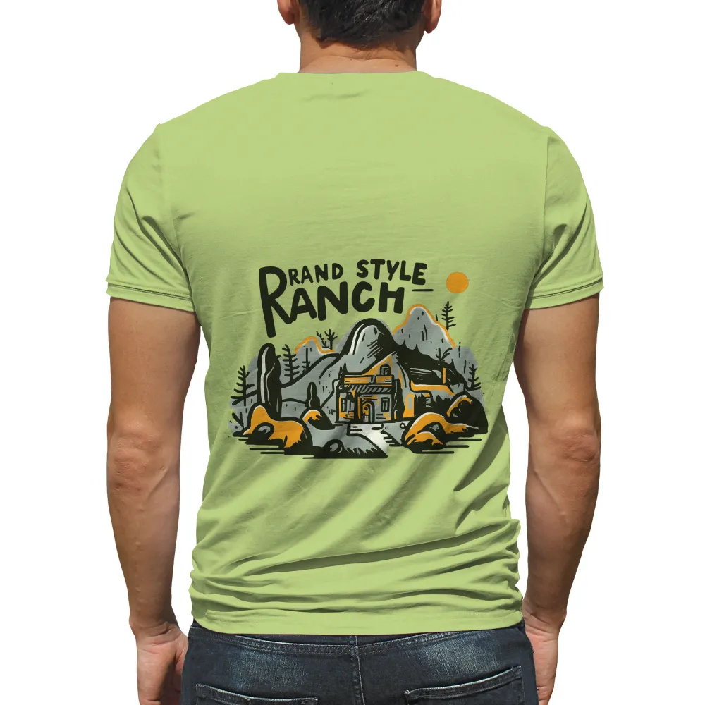 Grand Style Ranch: Embrace Nature, Sunset, and Serenity|vintage claude monet shirt