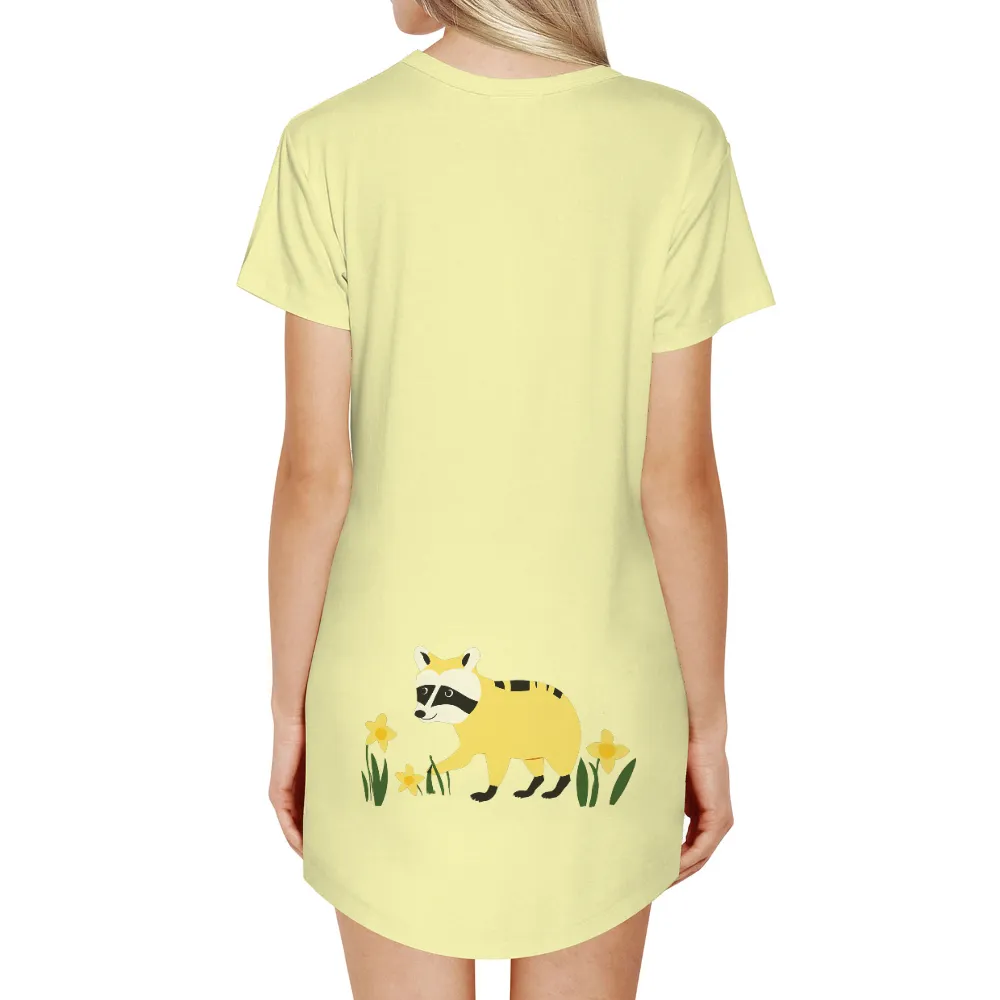 Graphic Tees: Remy's Adventure Among Daffodils|casual spring shirts