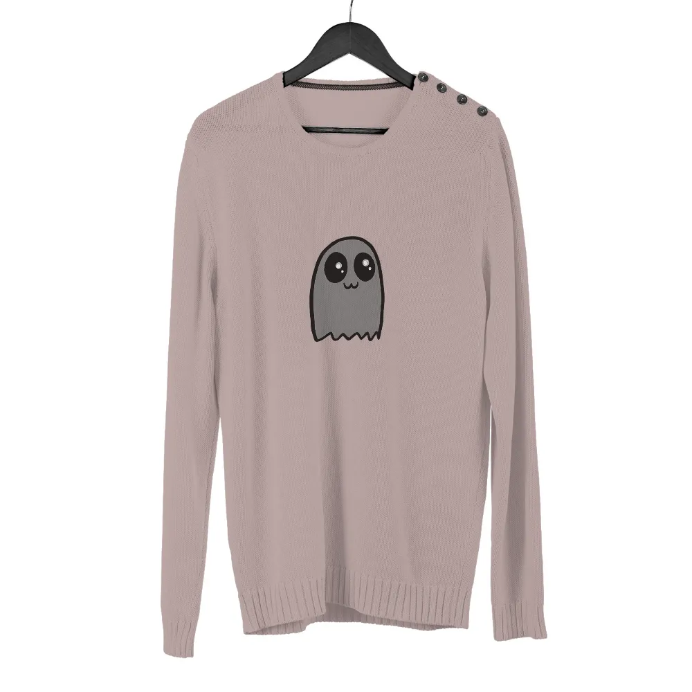 Shirts Graphic Tees: Friendly Ghost Whimsical Design|animal crossing ghost shirt