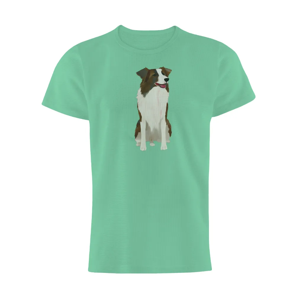 TShirt Printing: Max the Border Collie - Loyalty and Companionship|border collie christmas shirt