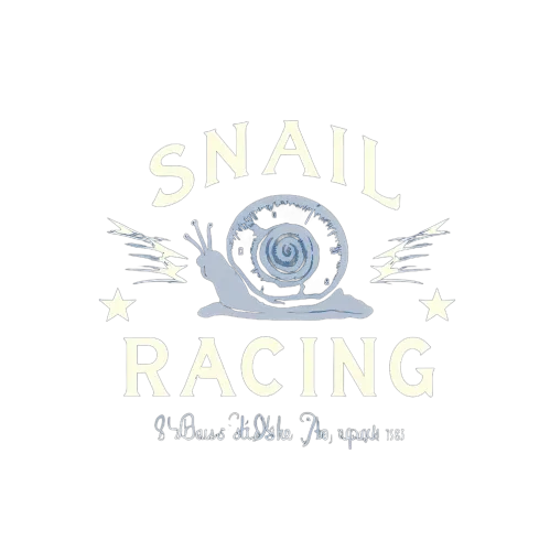 Custom Printing: Snail Racing - Humor, Whimsical, Cartoon, Stars, Speed