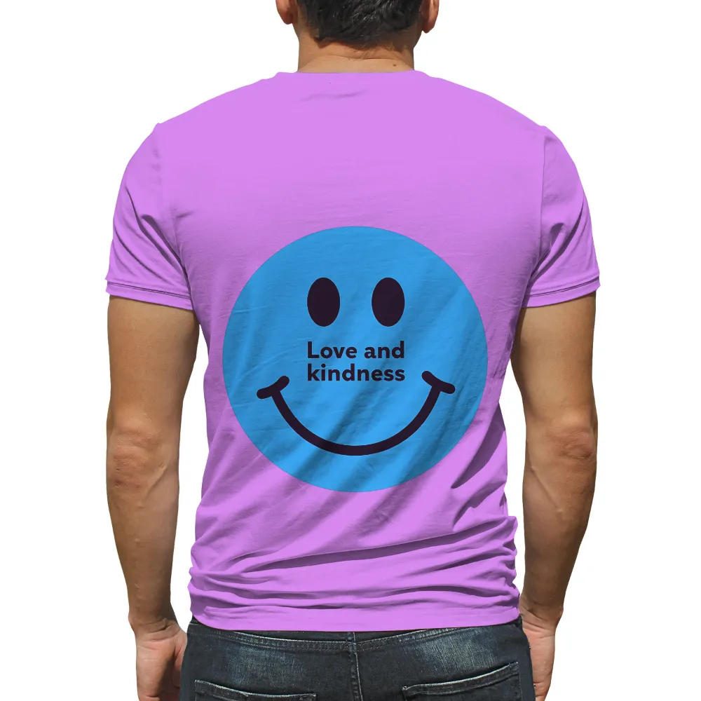 Custom Printing: Love and Kindness Smiley Face Design|love for damar 3 shirt