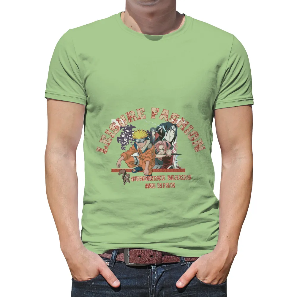 Naruto T-Shirts Pattern: Leisure Fashion & Sunshine Makes Me High|sasuke no shirt