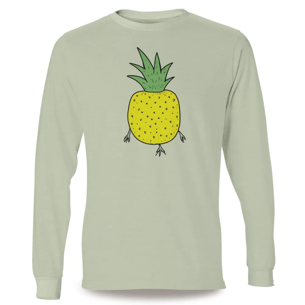 TShirt Printing: Piney the Pineapple - Fun and Happy Design|a fun thing to do in the morning shirt